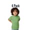 BELLA + CANVAS Toddler Short Sleeve Crewneck Lightweight Everyday T-Shirt for Kids Wear
